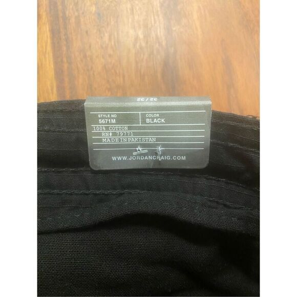 Jordan Craig Men’s Black High-Rise Legacy Edition Cargo Pants Size 32/32 NWT - Picture 12 of 12
